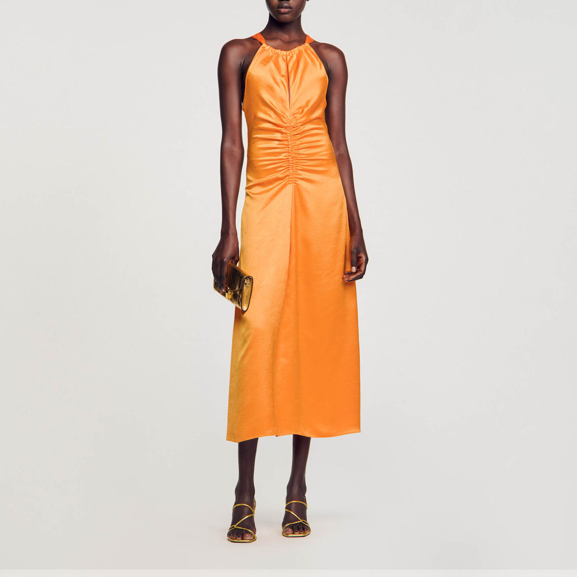 Sandro kleid orange Clearance